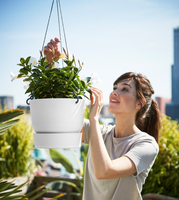 elhon greenville hanging basket -amppeli ruukku